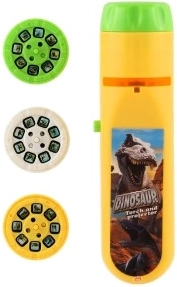 Proiecția dinozaurilor pe perete și tavan