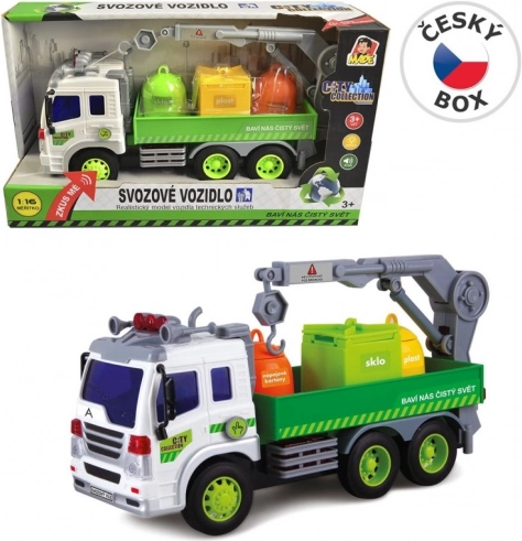 Autogunoiera City Collection cu containere pentru sortarea deșeurilor