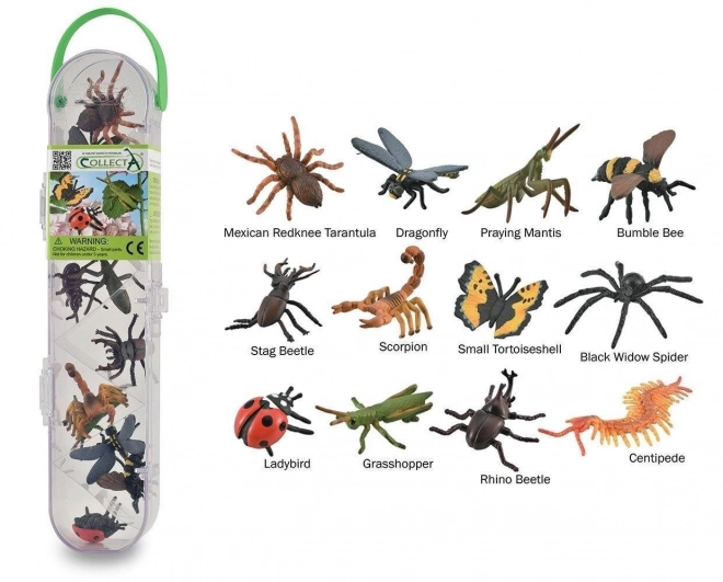 Set insecte și păianjeni CollectA, 12 bucăți