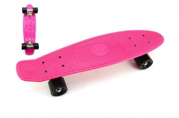 Skateboard Pennyboard 60cm – Roz, roți negre