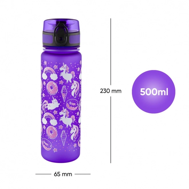 Sticlă de băut Tritan Unicorn BAAGL, 500 ml