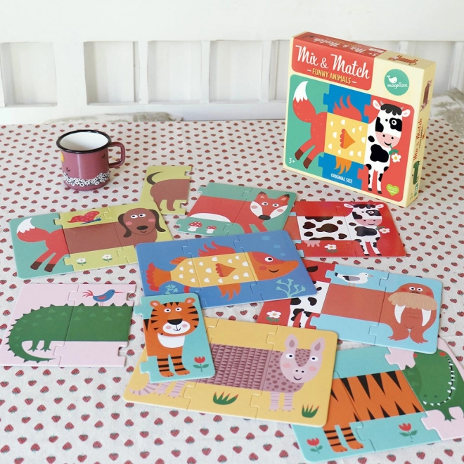 Puzzle Mix & Match Animale