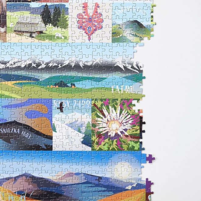 Puzzle Puzzlove Munții Poloniei 1000 de piese