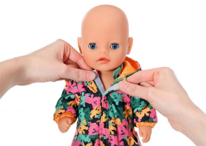 Combinezon de ploaie pentru păpușă BABY born de 36 cm