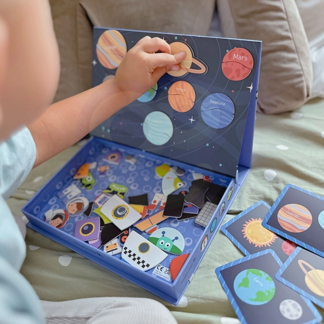 Set de Puzzle Magnetic Spațiu - TOOKY TOY
