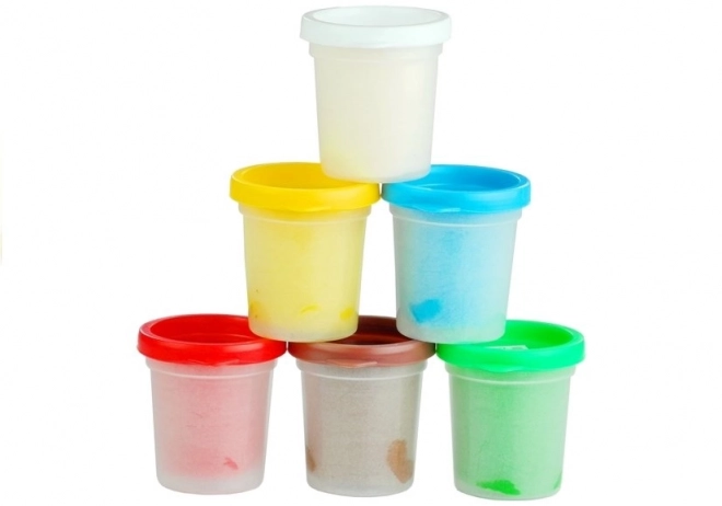 Set de plastilină de zi de naștere 6 culori cu accesorii