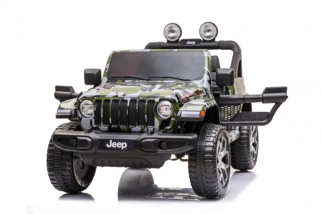 mașină electrică Jeep Wrangler Rubicon camuflaj