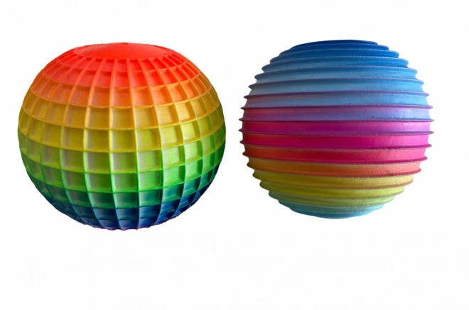 Minge antistres Jumbo curcubeu 9 cm