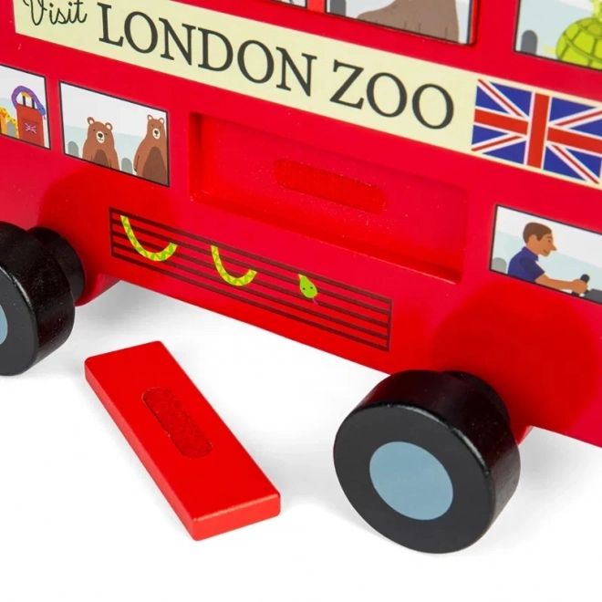 Autobuz Londonez De Traseu Bigjigs Toys