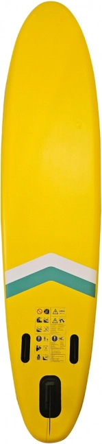 SUP paddleboard gonflabil galben 350 cm cu scaun și accesorii