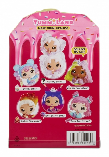 Yummiland lip gloss seria 2 cu aromă de vată pe băț