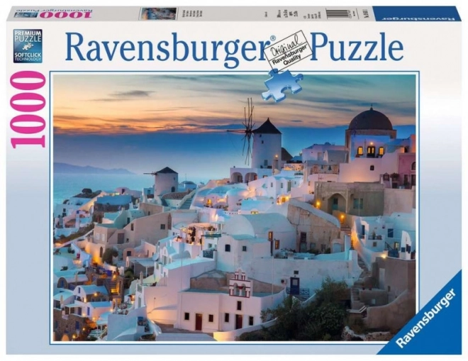 Puzzle Seara în Santorini 1000 buc Ravensburger
