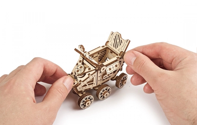 Puzzle mecanic 3D de lemn Ugears - Bugina de pe Marte