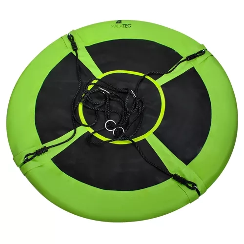 Leagăn tip cuib de barză 120cm verde-negru 23515