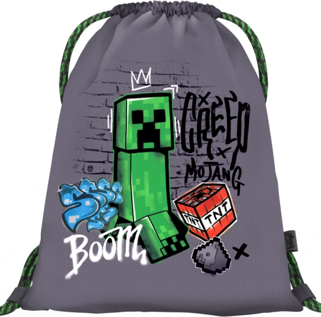Set 3 Skate Baagl Minecraft TNT: Rucsac, Penal, Sac