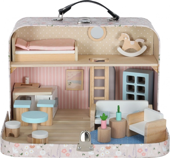 Totul într-unul: căsuță, mobilier și decorațiuni