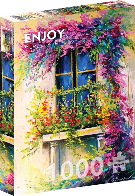 Puzzle balcon înflorit 1000 piese