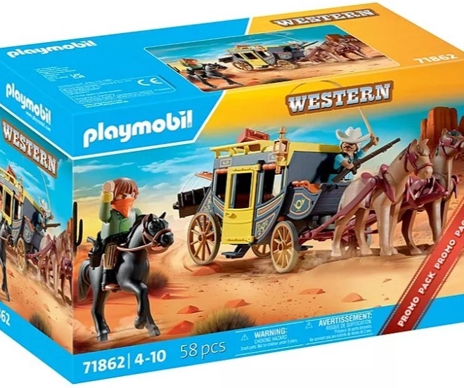 Playmobil Diligență – jaf în Vestul Sălbatic