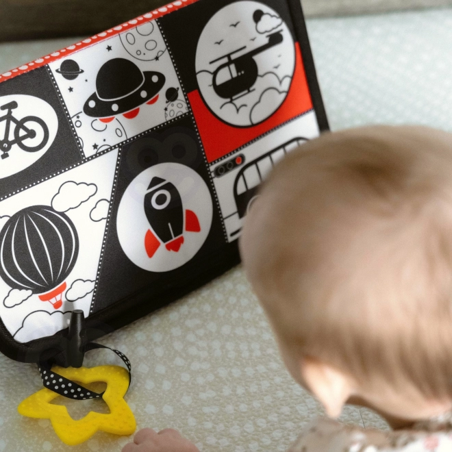 Tooky Toy cutie educațională xxl montessori 6 în 1 senzorială pentru bebeluși 3-4 luni