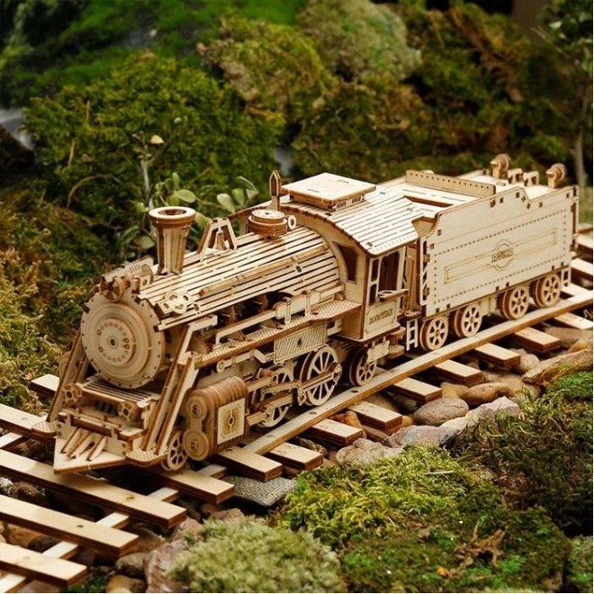 Puzzle 3D din lemn Prime Steam Express - 308 piese
