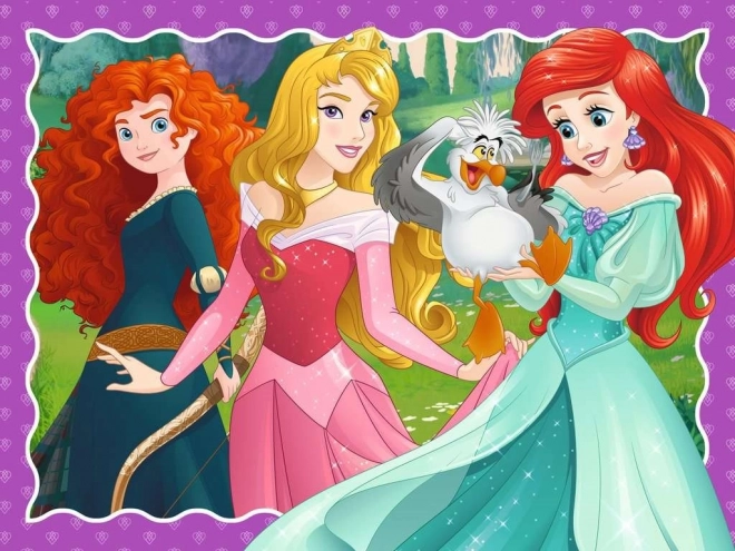 Puzzle Disney Prințese Ravensburger 4 în 1