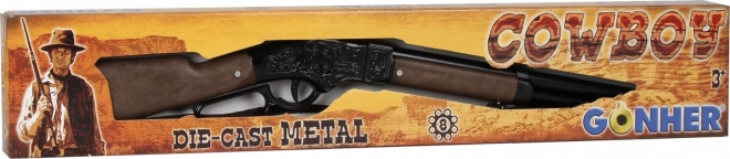 Pușcă metalică de cowboy cu 8 cartușe
