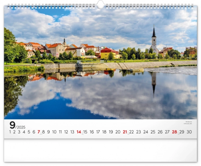 Calendar de perete Cehia în reflexii 2025