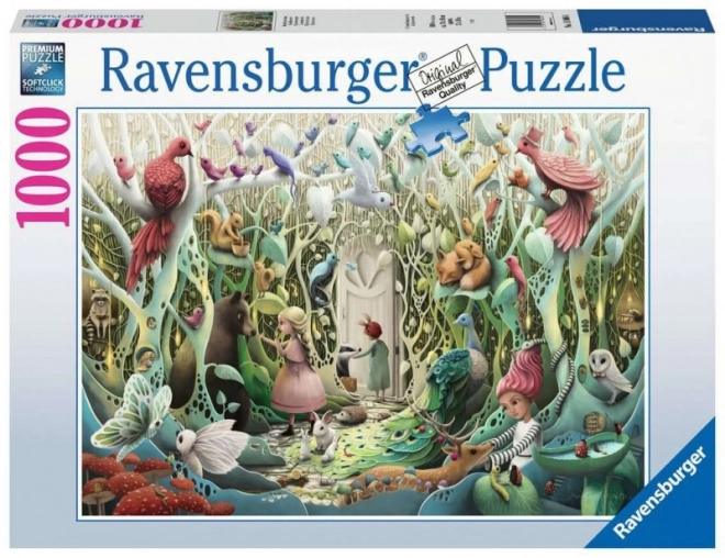 Puzzle grădina ascunsă 1000 piese RAVENSBURGER