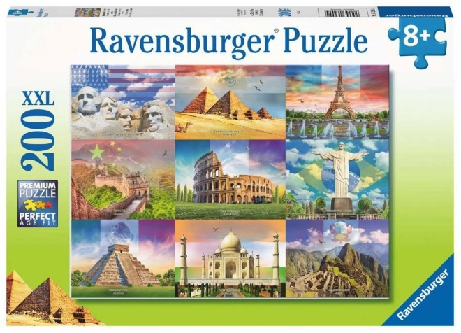 Puzzle monumente RAVENSBURGER XXL 200 piese