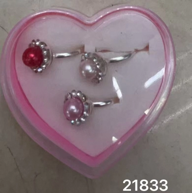 Inel cu Perle - Set 3 Buc