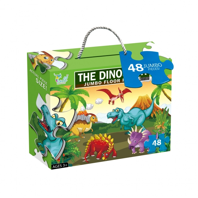 Puzzle dinozauri maxi 48 piese