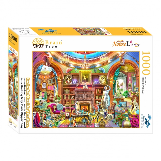 puzzle Brain Tree bibliotecă de acasă 1000 piese