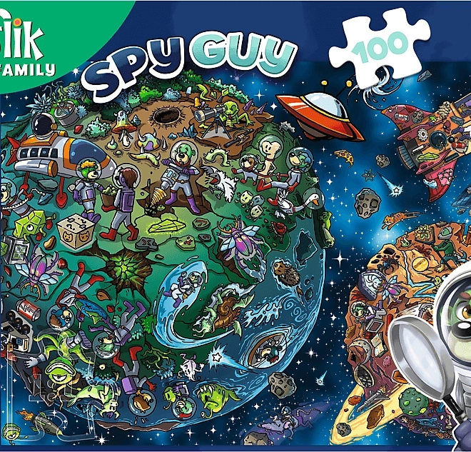 Puzzle Treflíci în spațiu