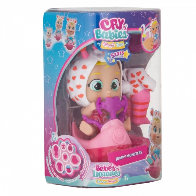 Papusa Cry Babies Stelele Jumpy Monsters, Momo