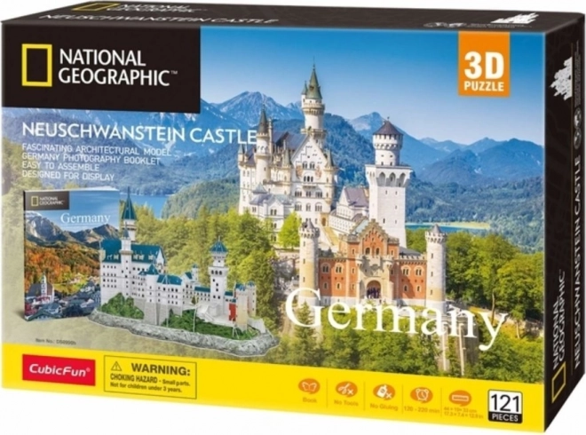 Puzzle 3D Castelul Neuschwanstein National Geographic