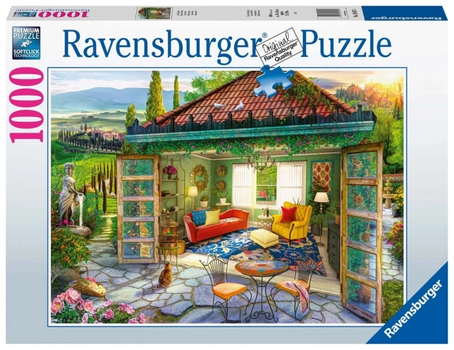 Puzzle 2D 1000 piese oază toscană Ravensburger