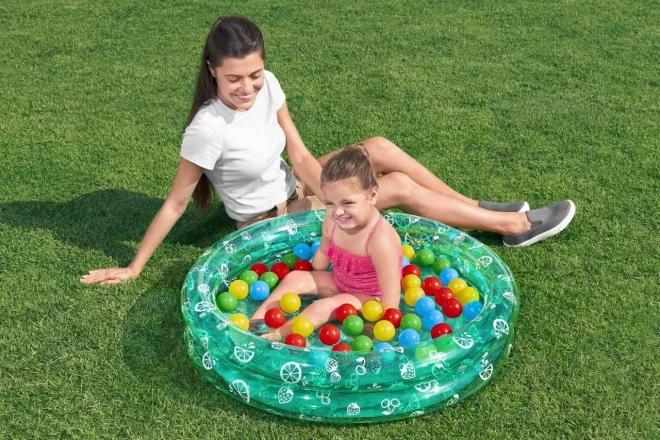 Piscină gonflabilă 91x20cm cu mingiuțe BESTWAY