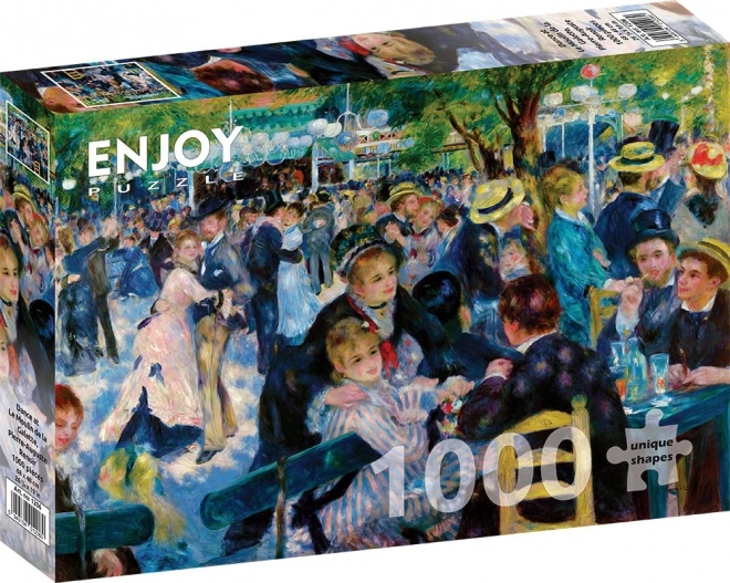 Puzzle Auguste Renoir: Dansul la Moulin de la Galette 1000 piese