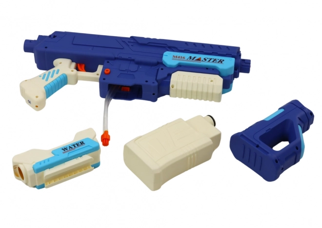 Pistol cu apă electric M416 500ml albastru