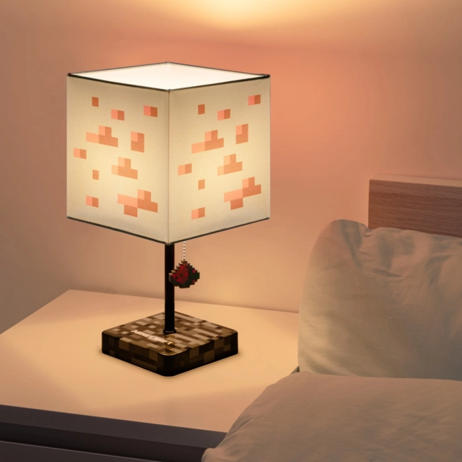 Lampa Minecraft cu LED