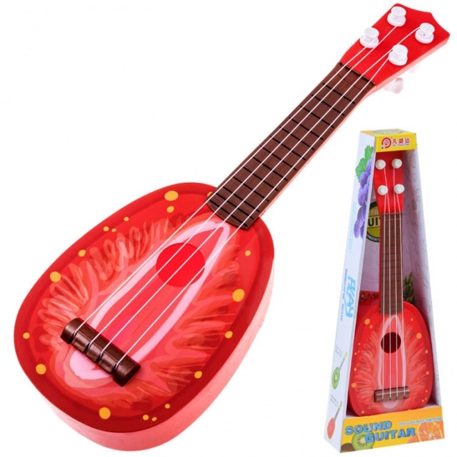 Ukulele de fructe pentru copii – Căpșuni