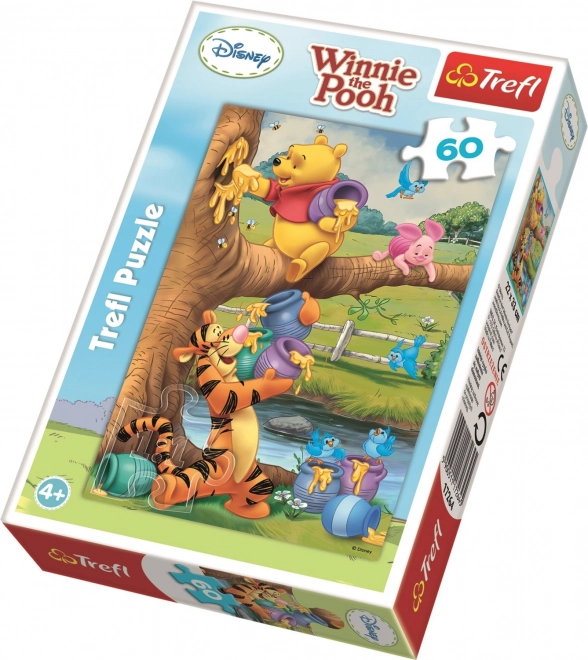 Puzzle 60 piese Winnie de Pluș