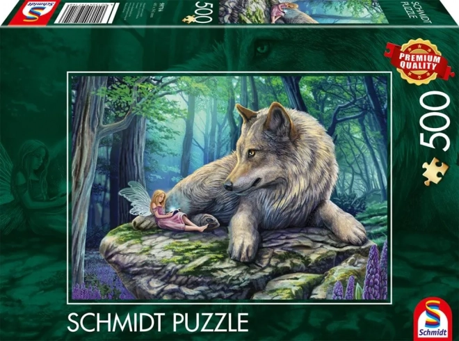 Puzzle Lupul și zâna 500 de piese