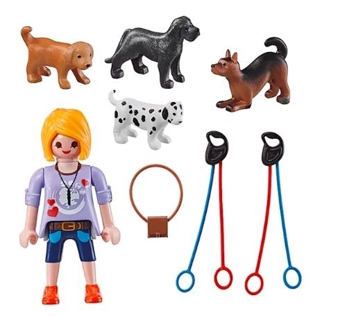 Set de figurine Special Plus îngrijitoare de câini