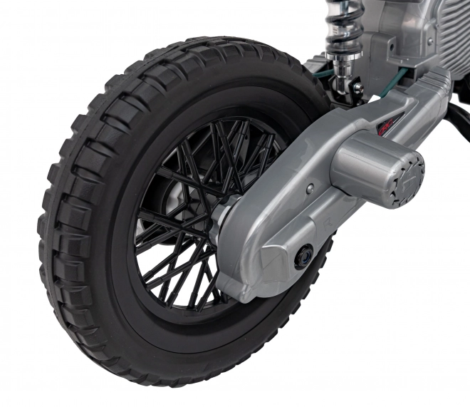 Motocicletă electrică pentru copii roz cu panou audio și funcție de pornire liberă