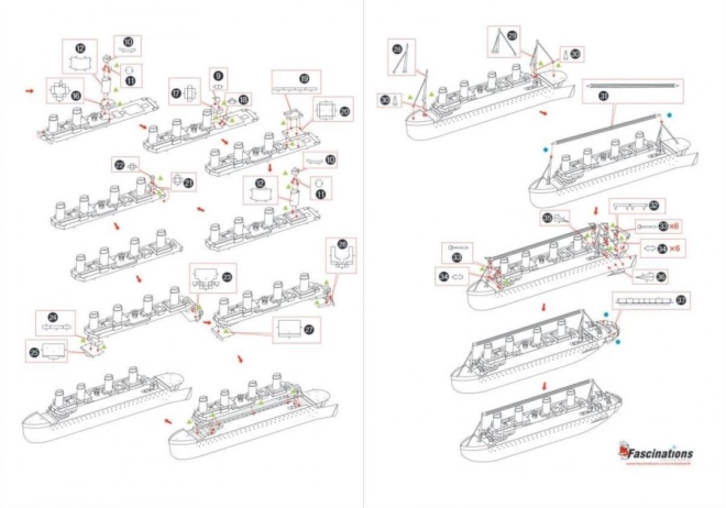 Puzzle 3D Titanic Metal Earth
