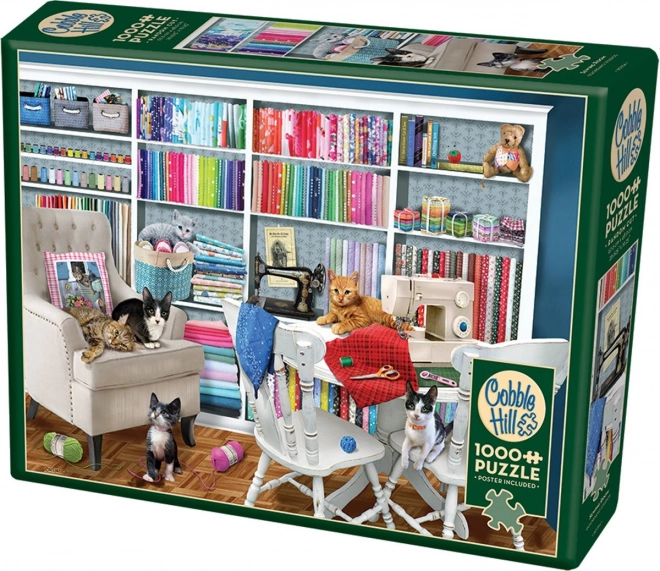 Puzzle Atelier de cusut 1000 piese