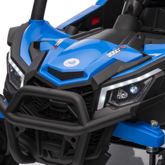 Vehicul electric pentru copii Buggy Madman UTV-MX albastru