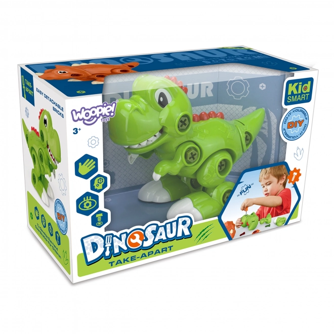 Dinozaur WOOPIE de asamblat cu șurubelniță