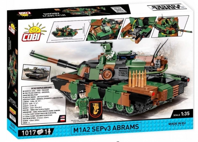 Cobi Tanc M1A2 SEPv3 Abrams 1 Warszawska Brygada Pancerna